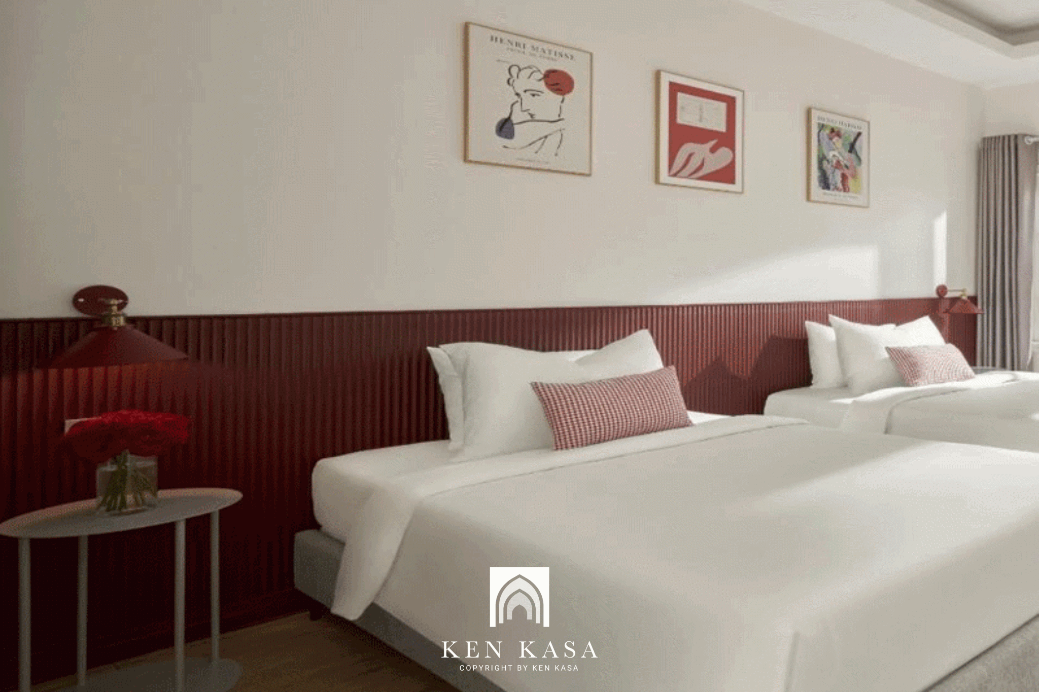 Đây là hạng phòng tiêu chuẩn với 2 giường đơn của The Postcard Hotel Ha Long